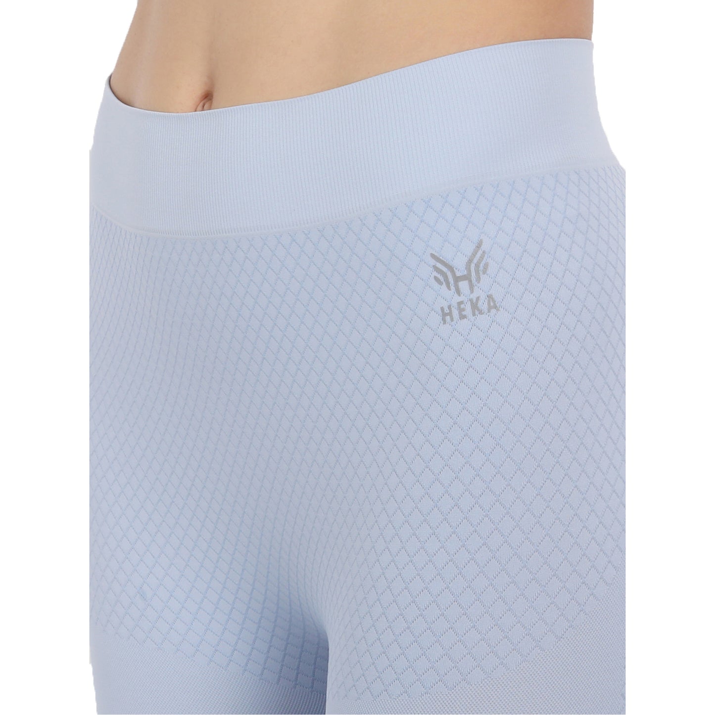Heka Seamless Aero Diagonal Tights - Davidson Grey