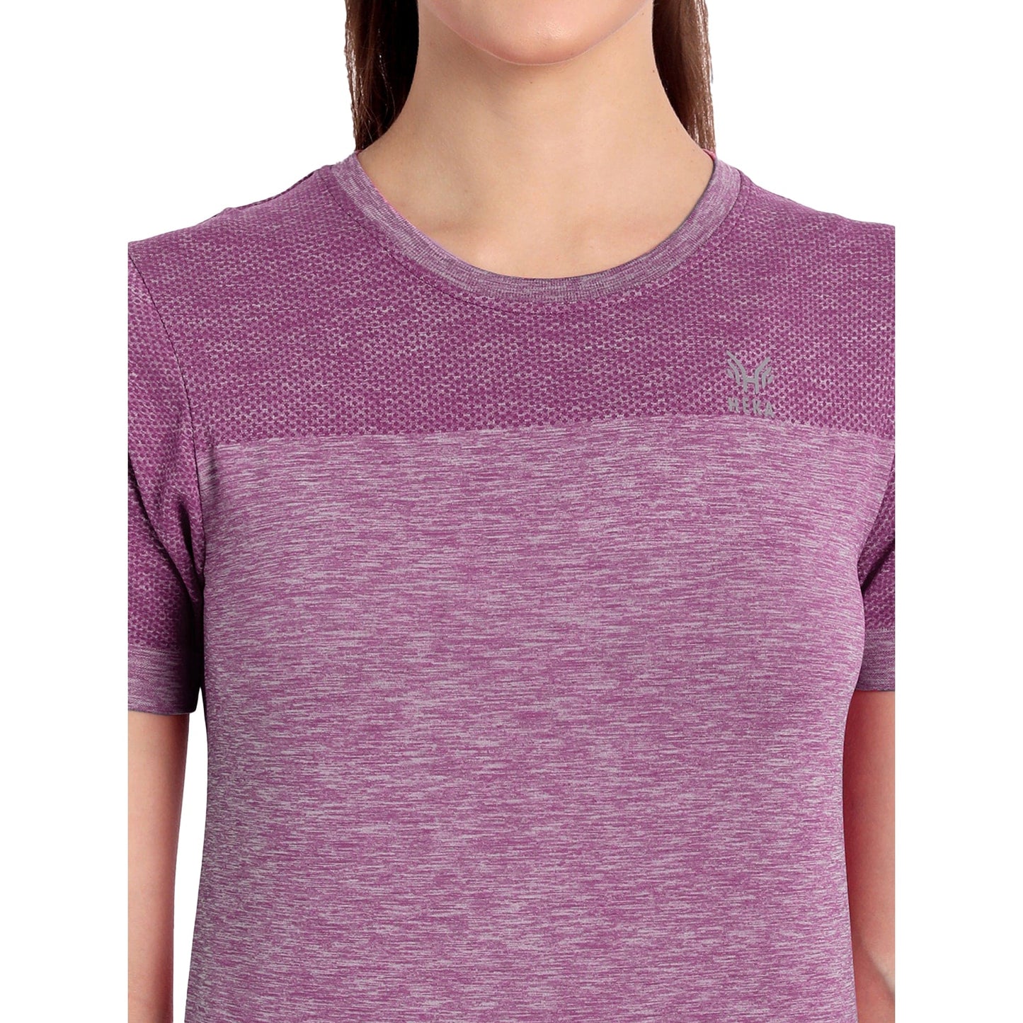 Heka Women Midley Active Tee - Purple