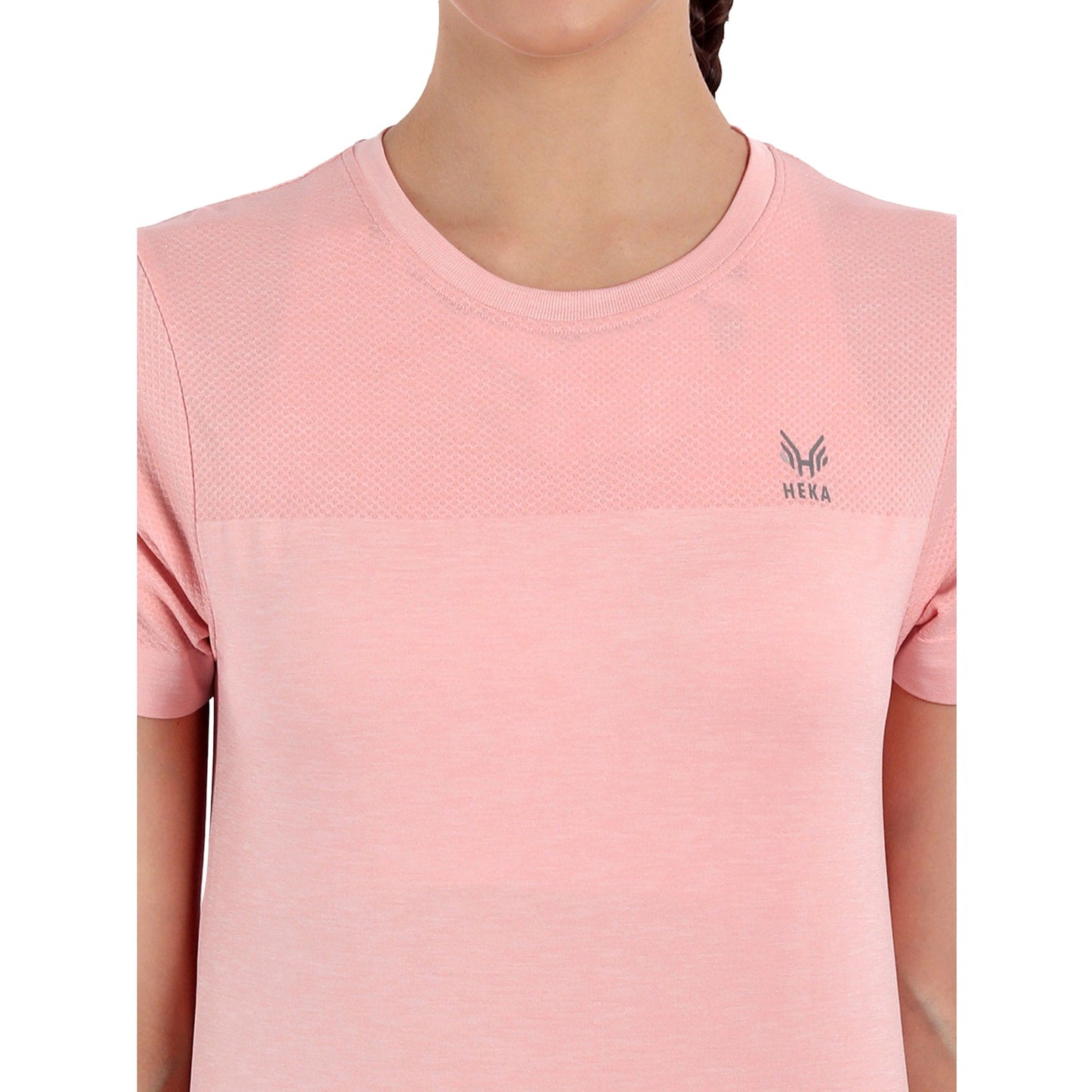 Heka Women Midley Active Tee - Pink