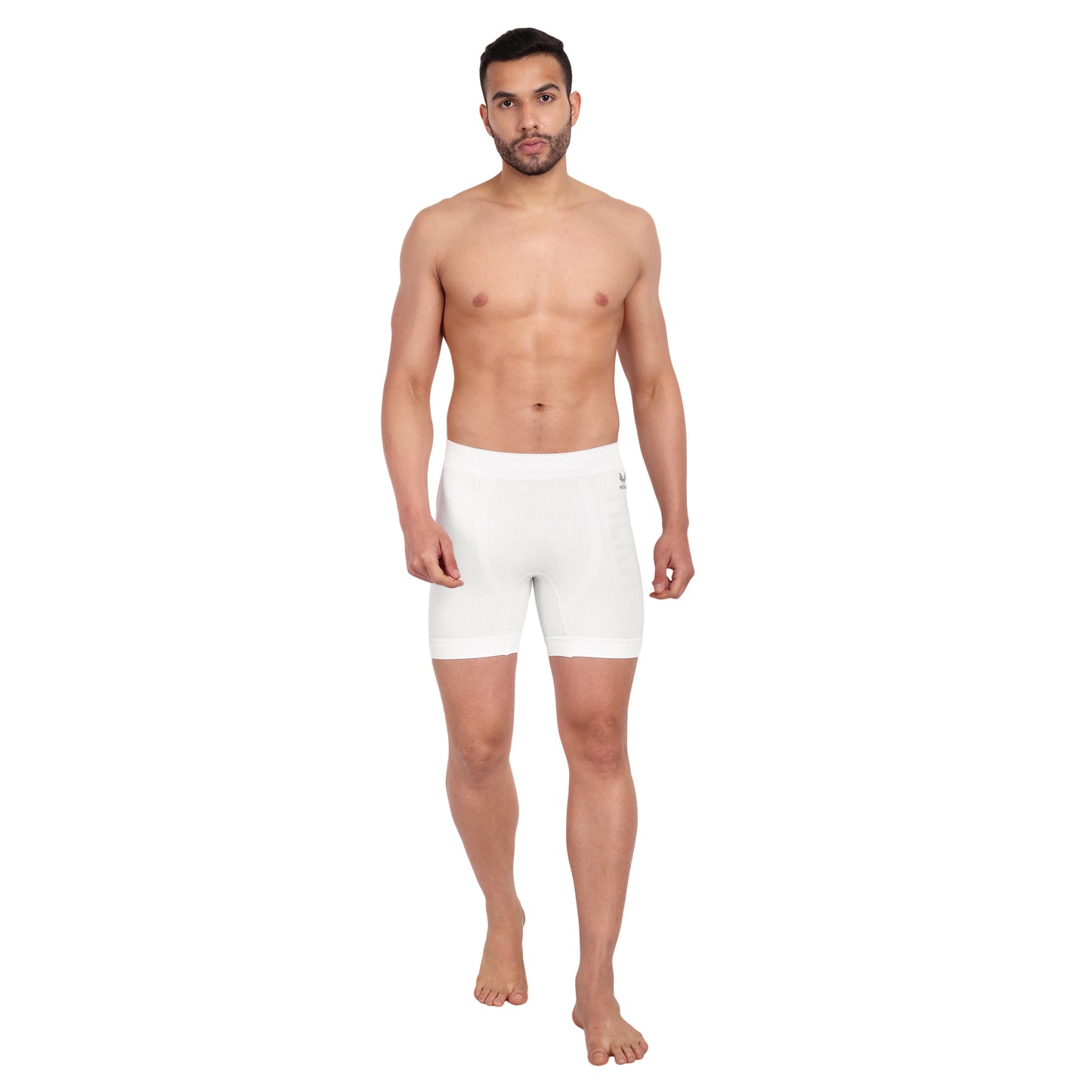 Heka Breathable Dry-Fit & Comfort Fit Shove Performance Seamless Boxer - White