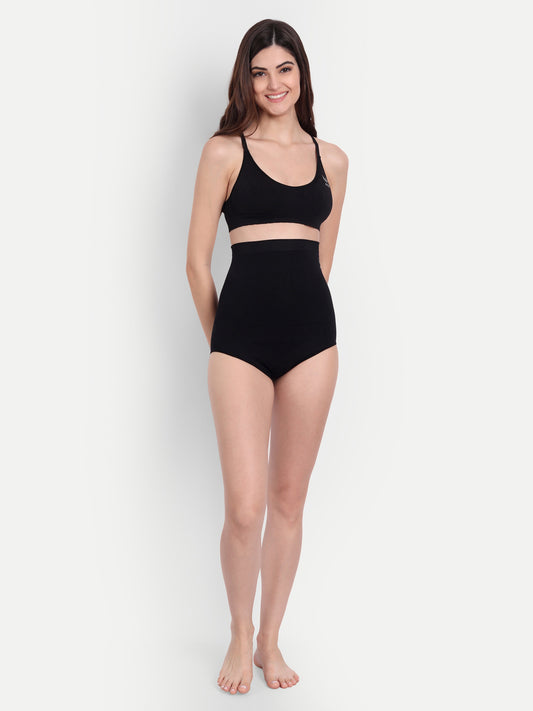 Heka Medium Compress All Day High Waist Tummy Tucker - Black