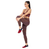 Heka Seamless Breathable Dry-Fit & Comfort Fit Fulgar Nylon Active Tights - Wine