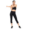 Heka Women Instill Mid Rise Capri - Black