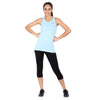 Heka Nilit Functional Knitted Seamless Running & Workout Tank Top - Deep Sea