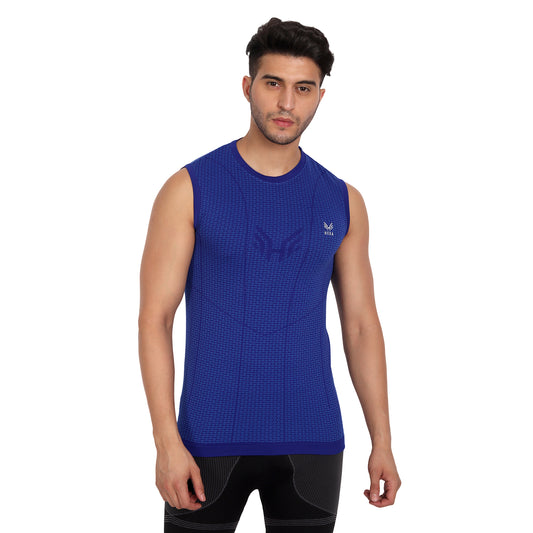 Heka Vest Mois Tech Sweat-Wicking & Dries Quick Training Vest - Midnight Blue