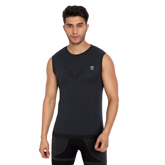 Heka Vest Mois-Tech Sweat Wicking & Dries Quick Training Vest - Black