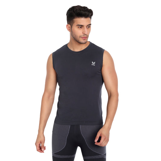 Heka Vest Mois-Tech Wicks Sweat & Dries Quick Training Vest - Blue