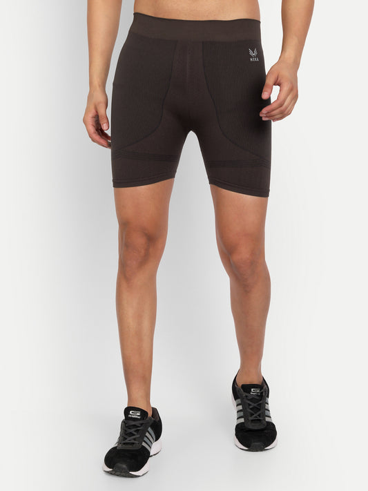 Heka Seamless Dry Tech Distance Shorts Brown Eagle - Brown