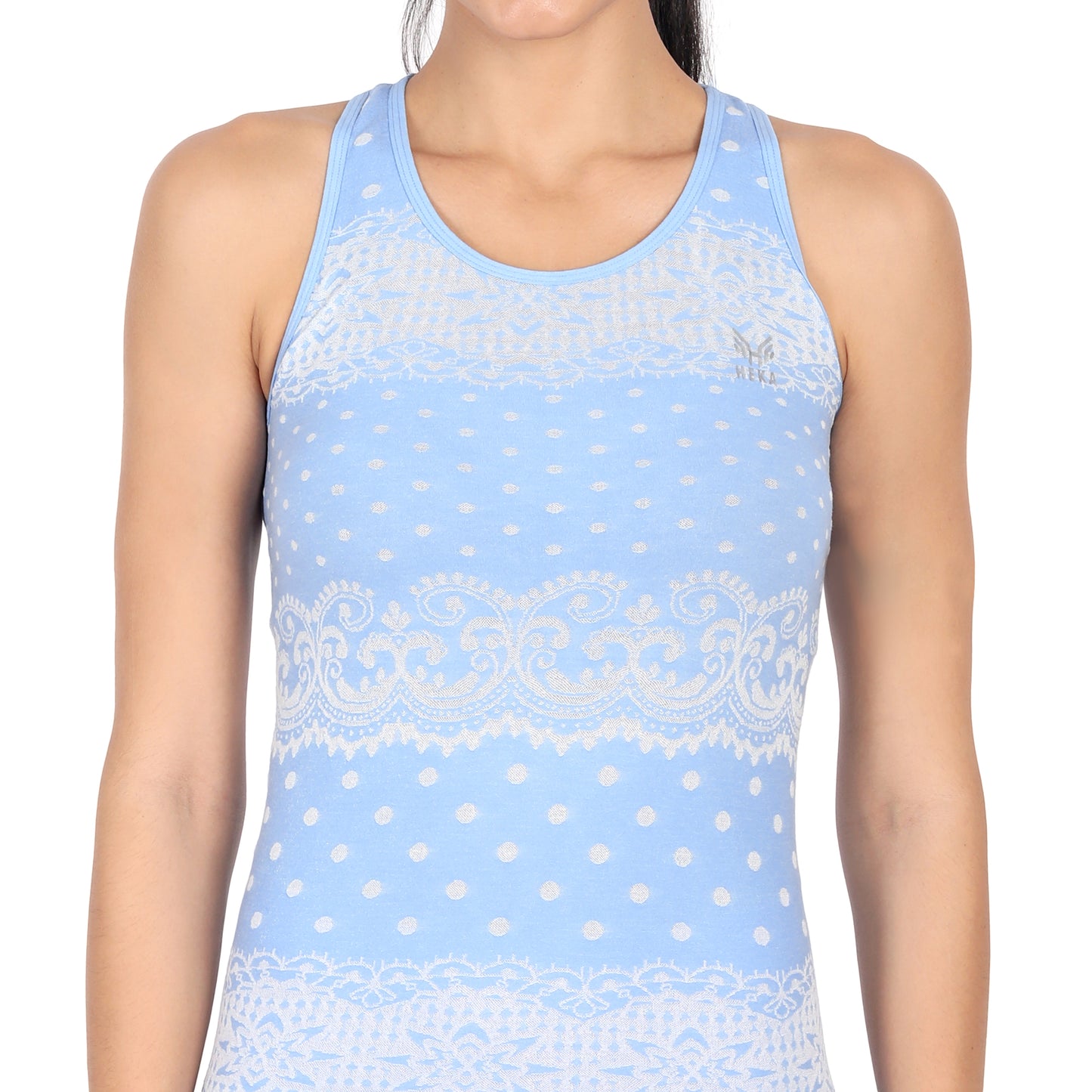 Heka Breathable & Functional Nilit Nylon Seamless Active Running - Blue