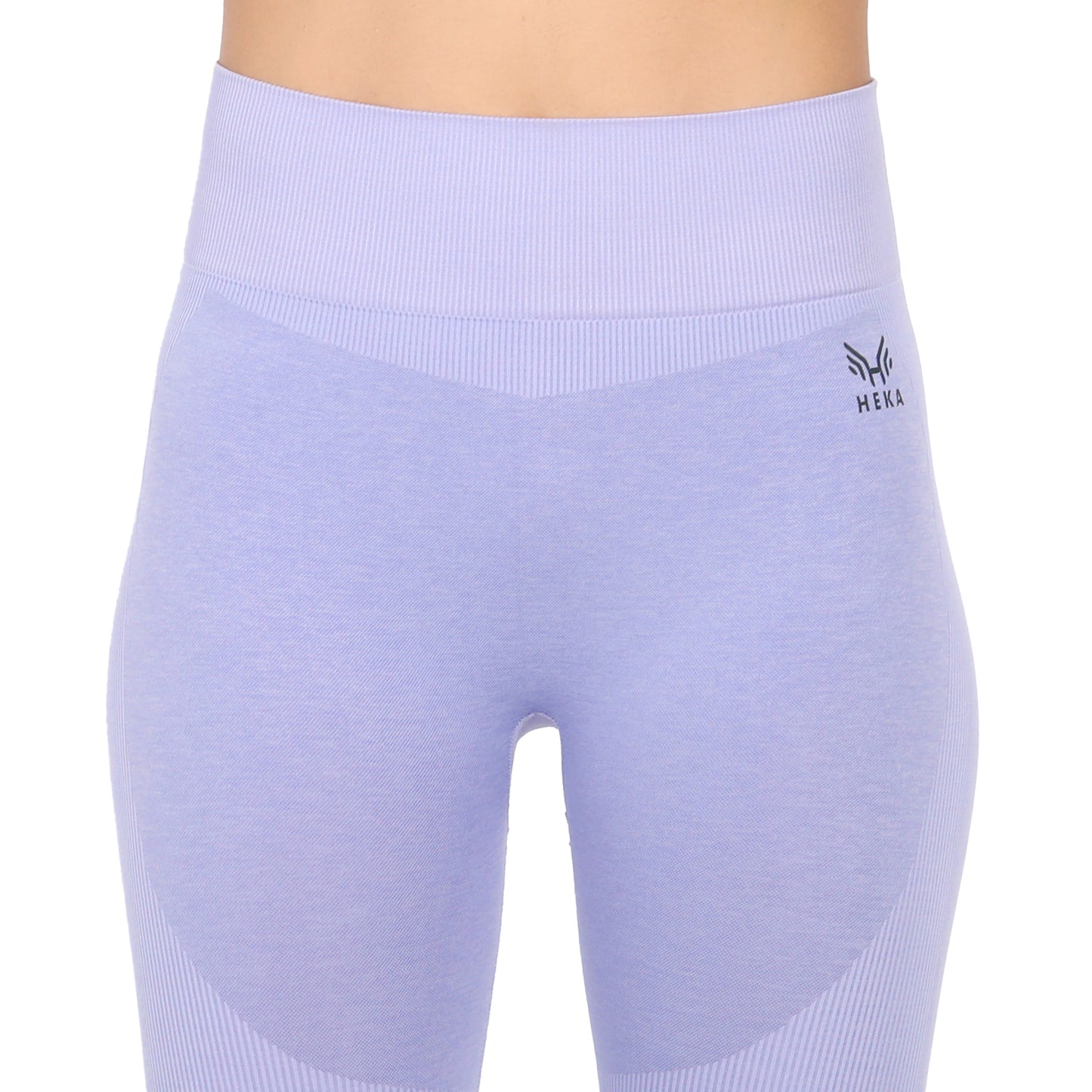 Heka Seamless Breathable Dry-Fit & Comfort Fit Fulgar Nylon Active Tights - Blue