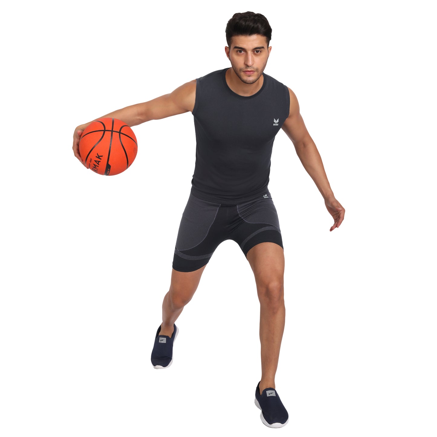 Heka Vest Mois-Tech Wicks Sweat & Dries Quick Training Vest - Blue