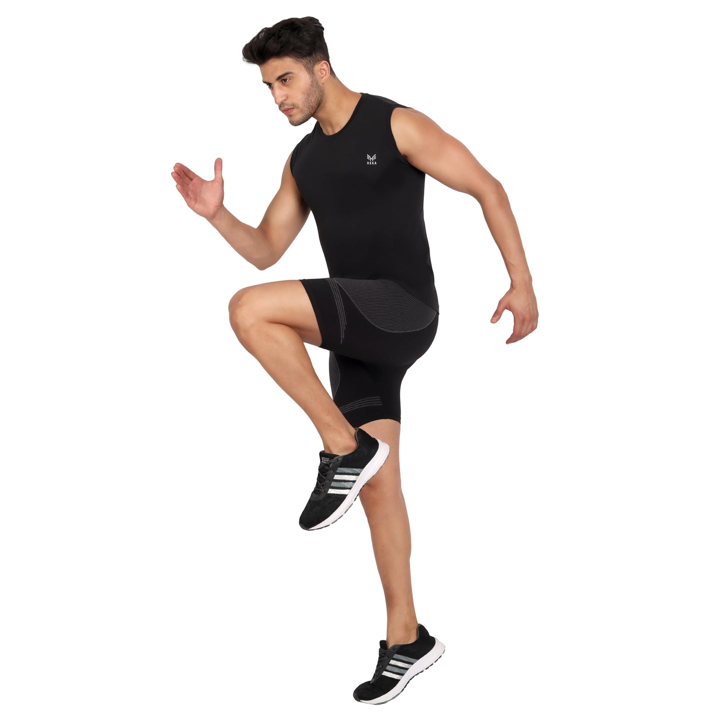 Heka Vest Mois-Tech Wicks Sweat & Dries Quick Training Vest - Black