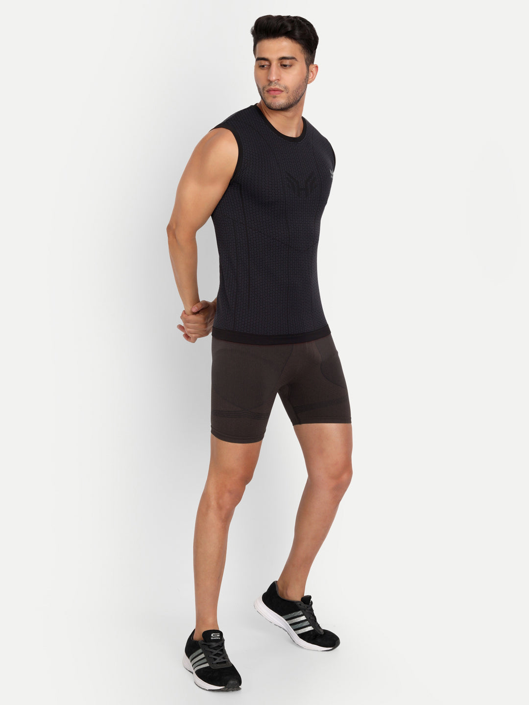 Heka Seamless Dry Tech Distance Shorts Brown Eagle - Brown