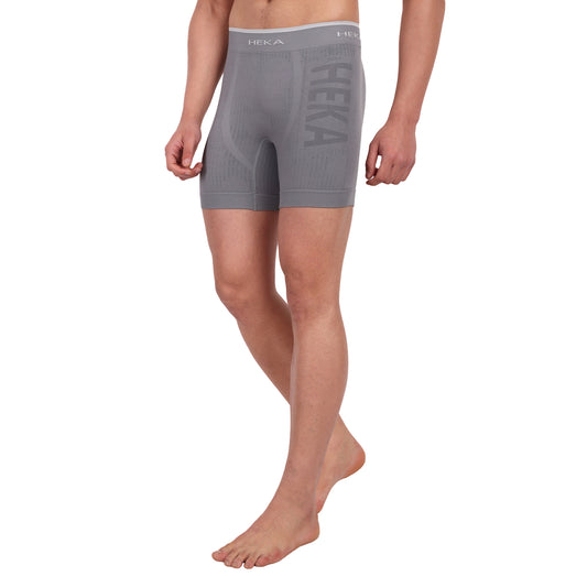 Heka Breathable Dry-Fit & Comfort Fit Shove Performance Seamless Boxer - Grey