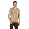 Heka Aspire Melange Functional Antimicrobial Men'S T-Shirt - Mustard Yellow