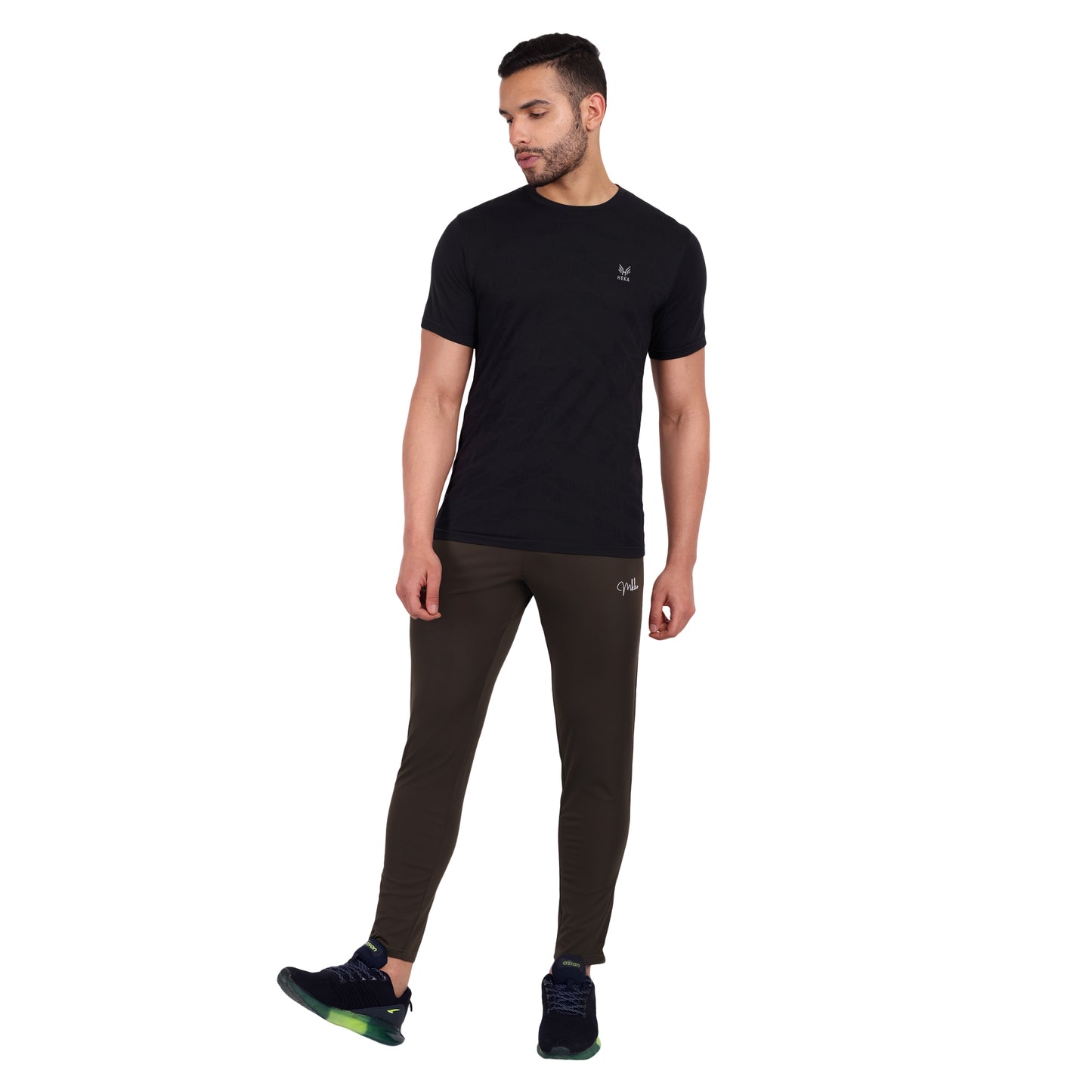 Heka Mois-Tech Sweat Wicking Iconic Men'S T-Shirt - Black