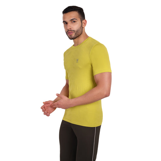 Heka Mois-Tech Sweat Wicking Iconic Men'S T-Shirt - Neon Yellow