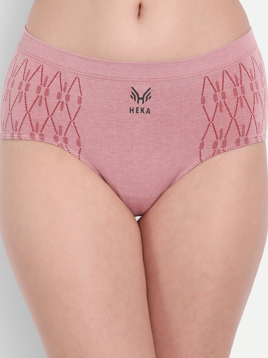 Heka Women Seamless & Breathable Graphic Panty - Mistletoe