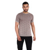 Heka Breathable Seamless Round Neck Active Causal Men'S T-Shirt - Brown