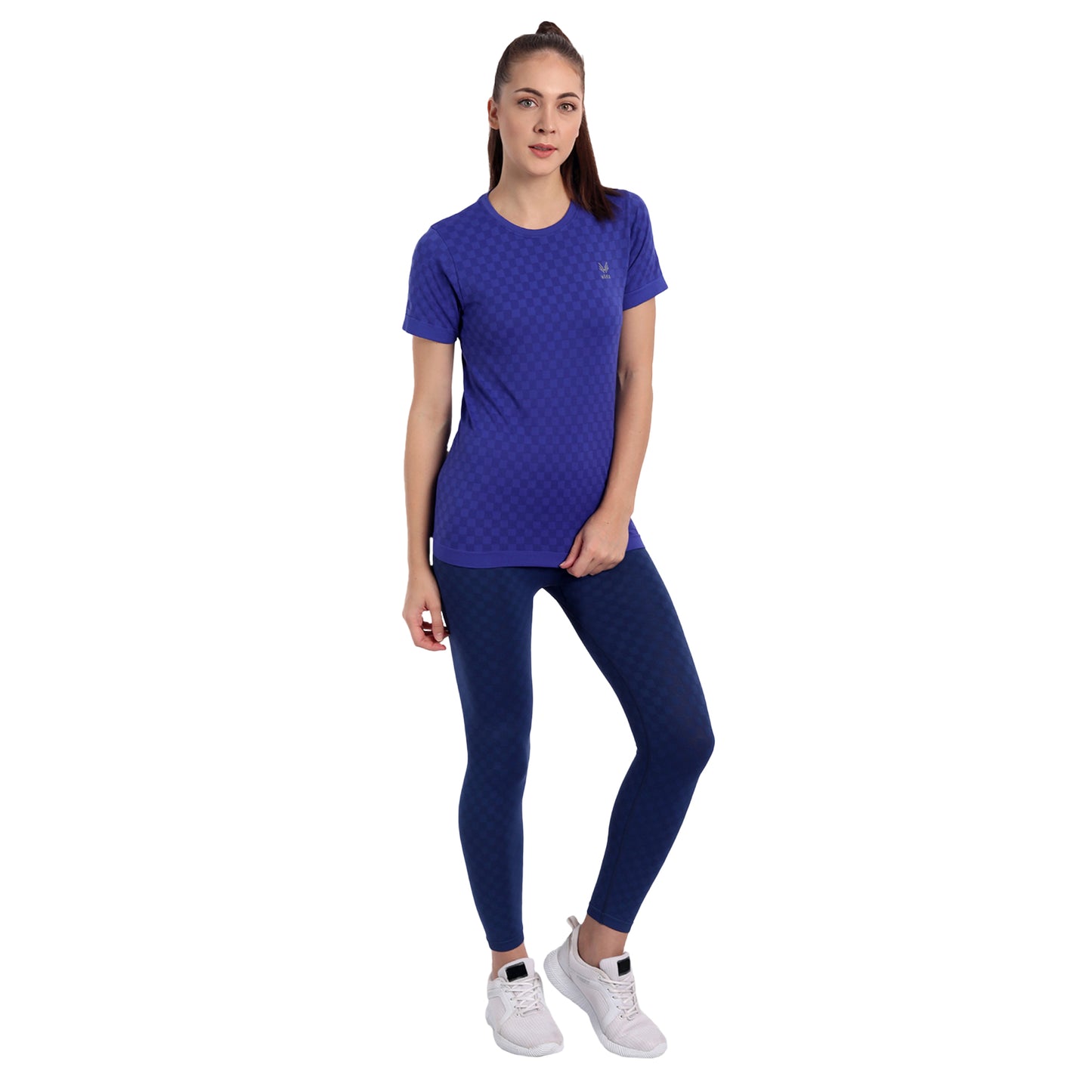 Heka Seamless Chess Move Women's T-Shirt - Midnight Blue