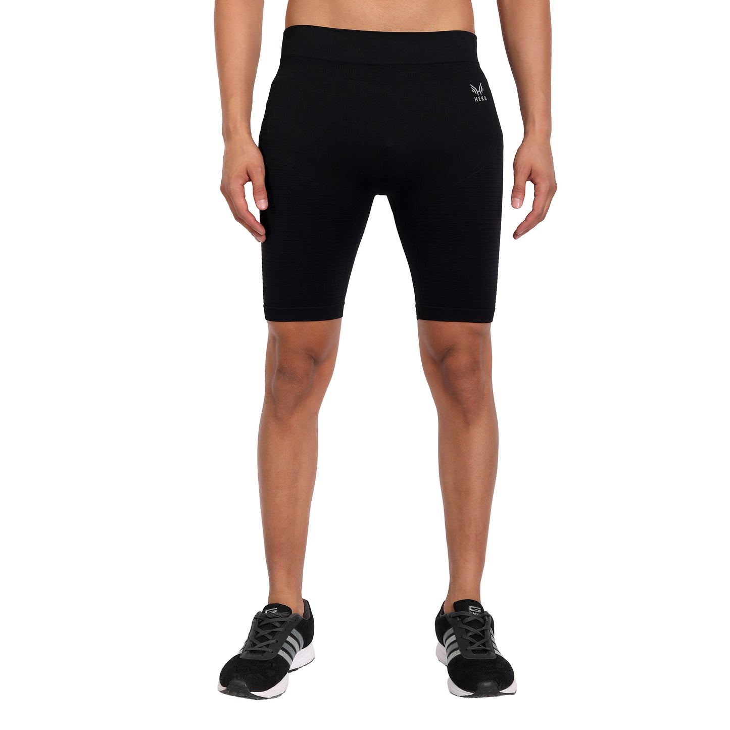 Heka Seamless Men Cycling Shorts - Black Panther