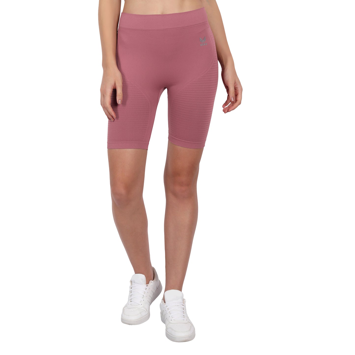 Heka Seamless Women Cycling Shorts - Purple Grapes