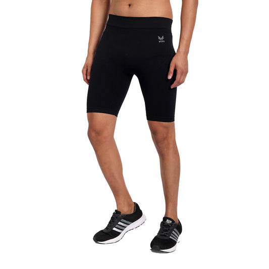 Heka Seamless Men Cycling Shorts - Black Panther