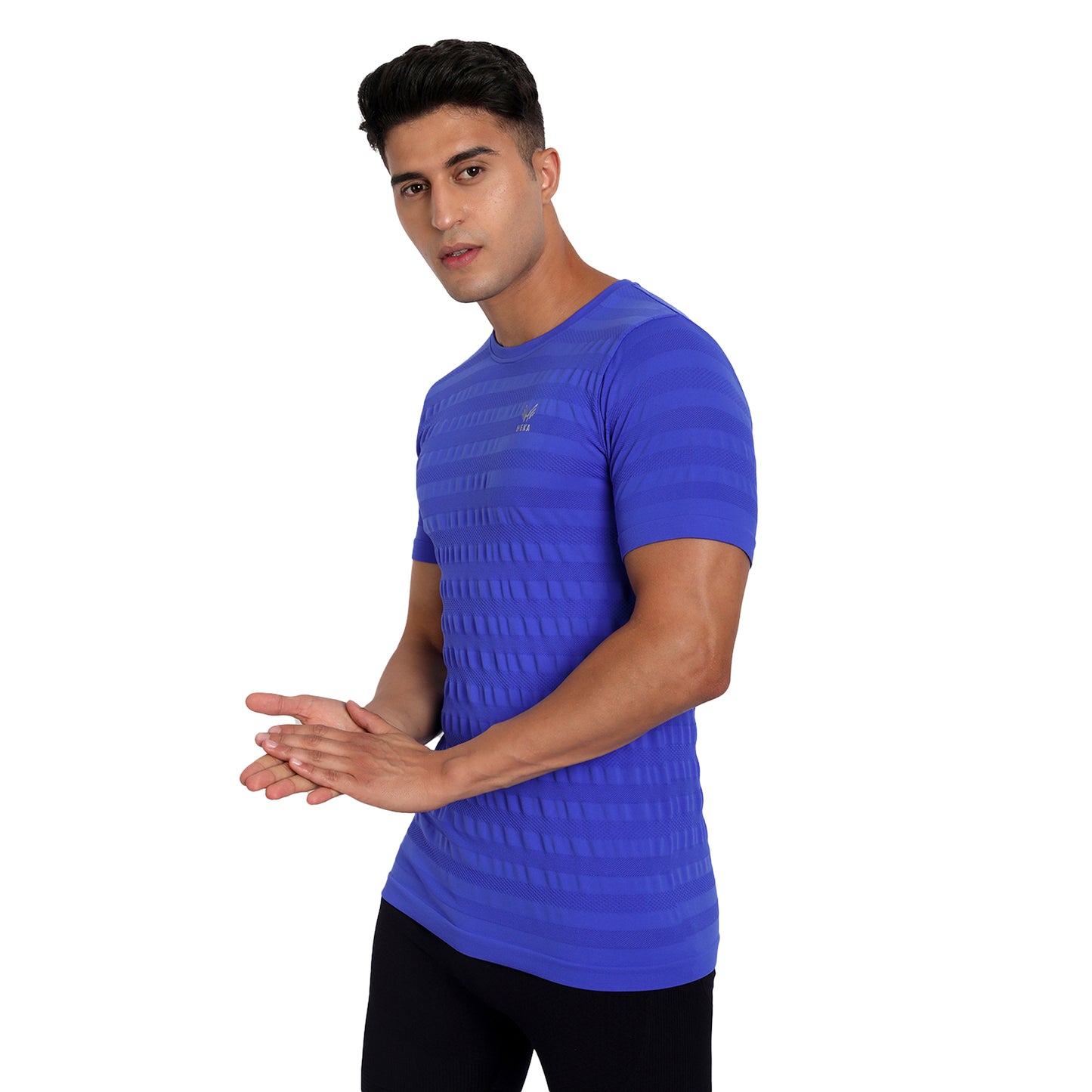 Heka Seamless Blaze Move T-Shirt - Royal Blue