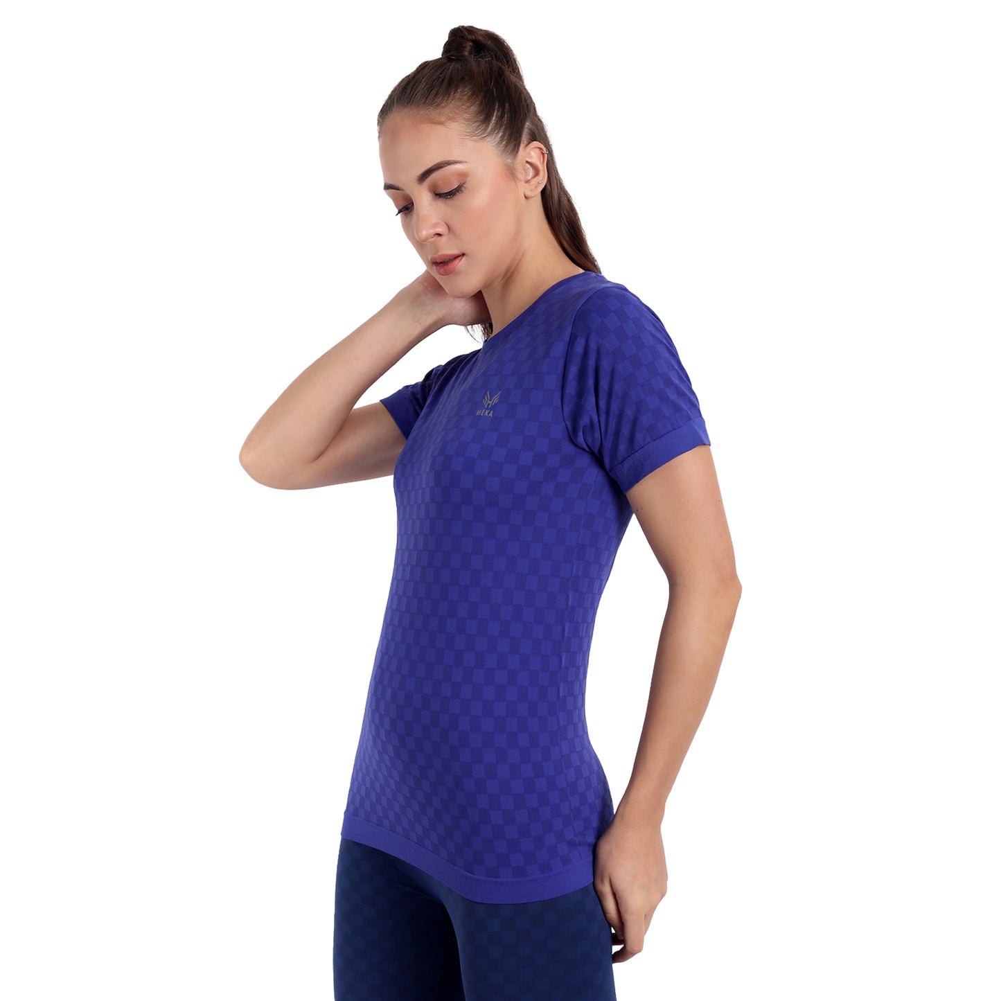 Heka Seamless Chess Move Women's T-Shirt - Midnight Blue