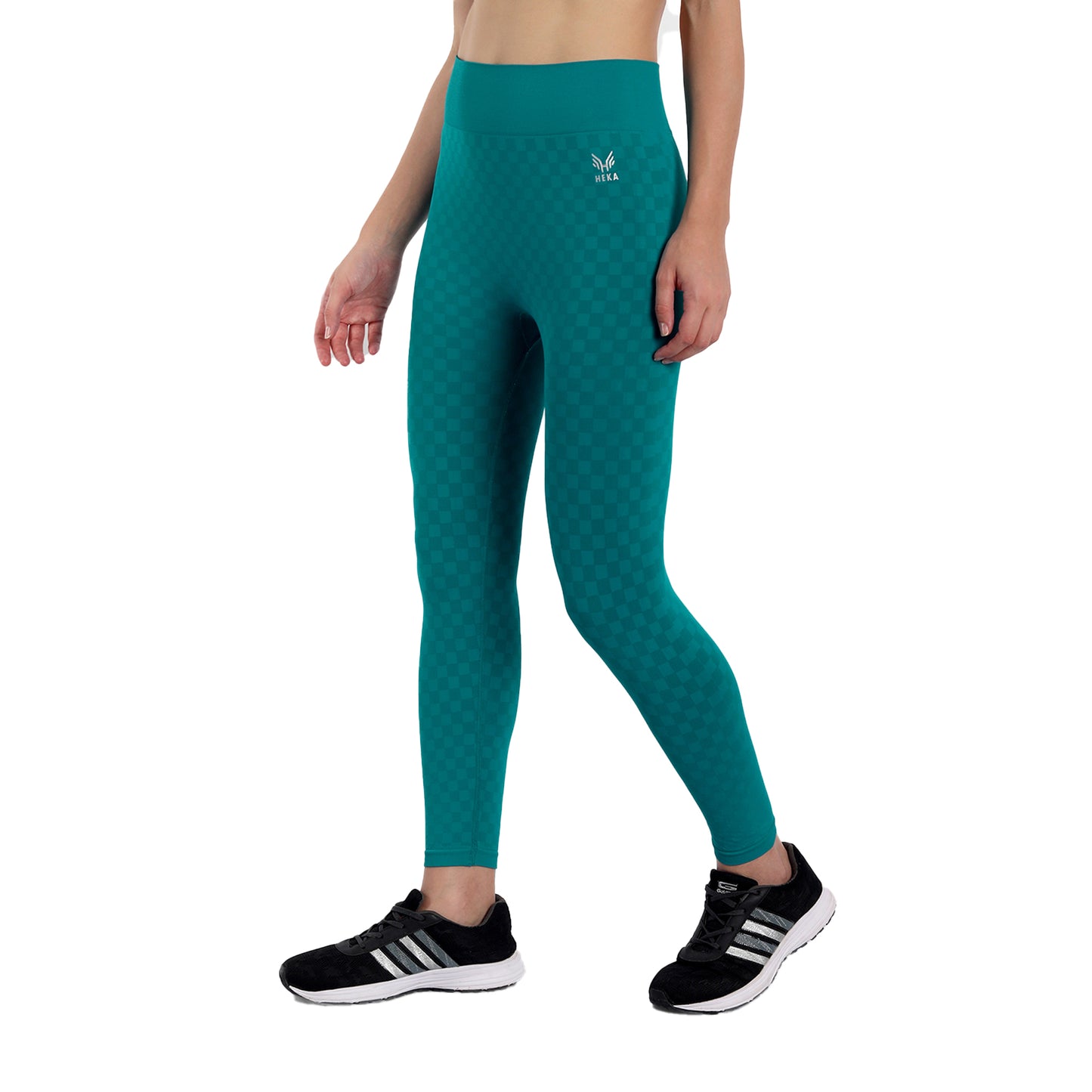 Heka Seamless Chess Move Tights - Thai Forest