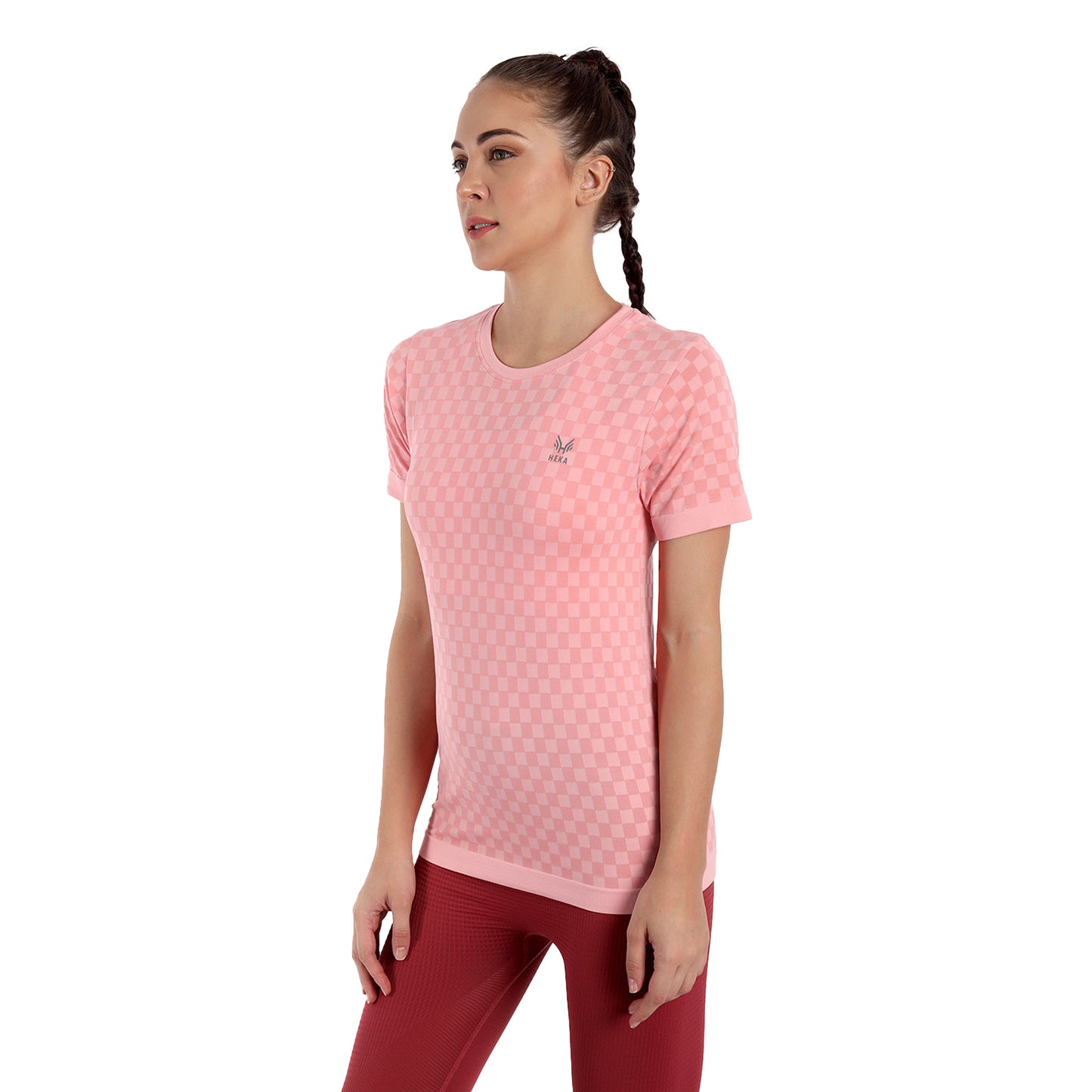 Heka Seamless Chess Move Women's T-Shirt - Panther Pink