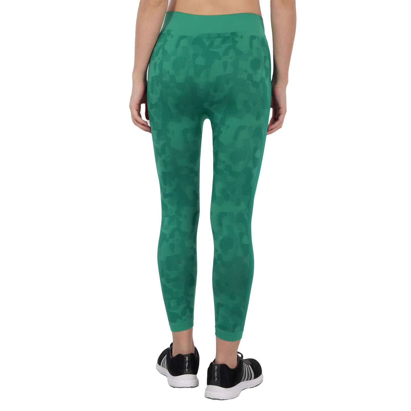 Heka Seamless Camouflage Active Tights - Kelly Green