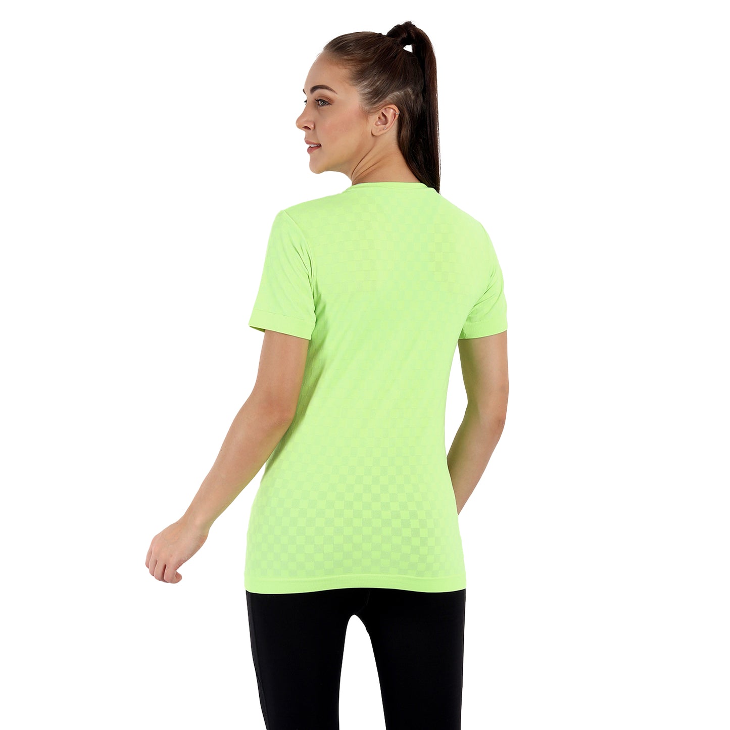 Heka Seamless Chess Move Women's T-Shirt - Neon Green