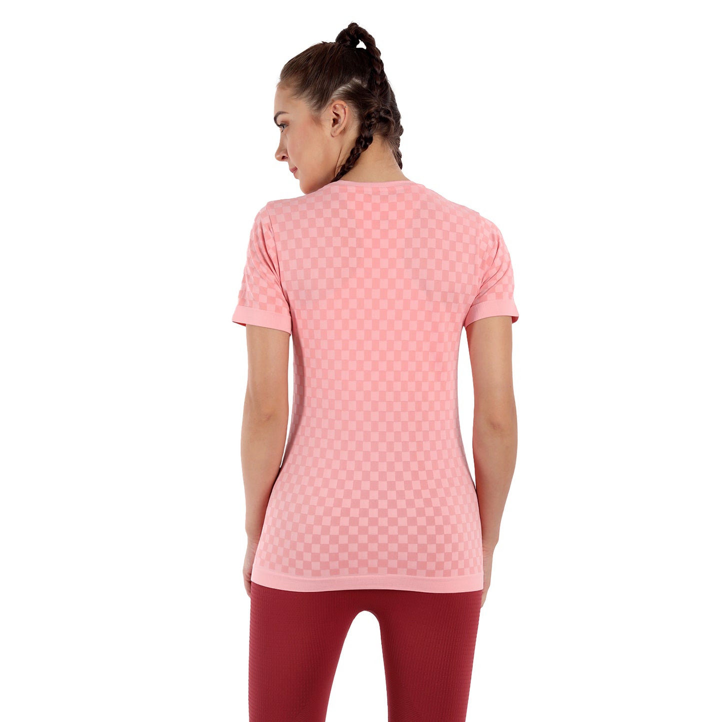 Heka Seamless Chess Move Women's T-Shirt - Panther Pink