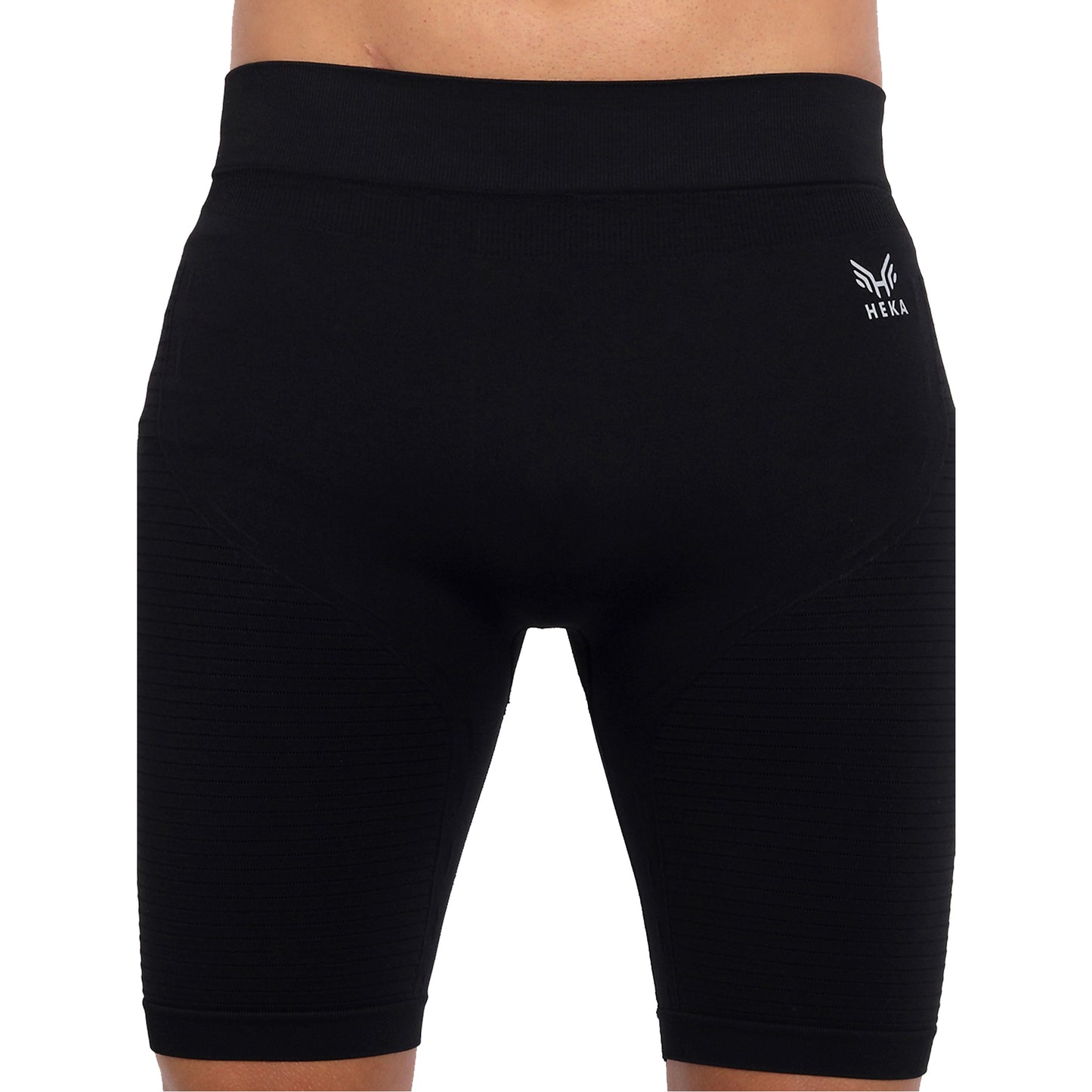 Heka Seamless Men Cycling Shorts - Black Panther