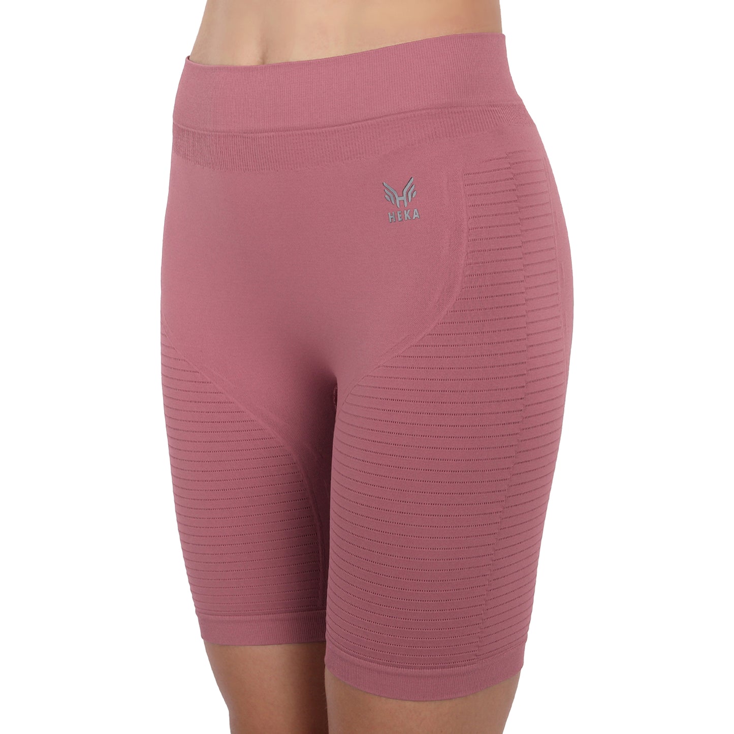 Heka Seamless Women Cycling Shorts - Purple Grapes