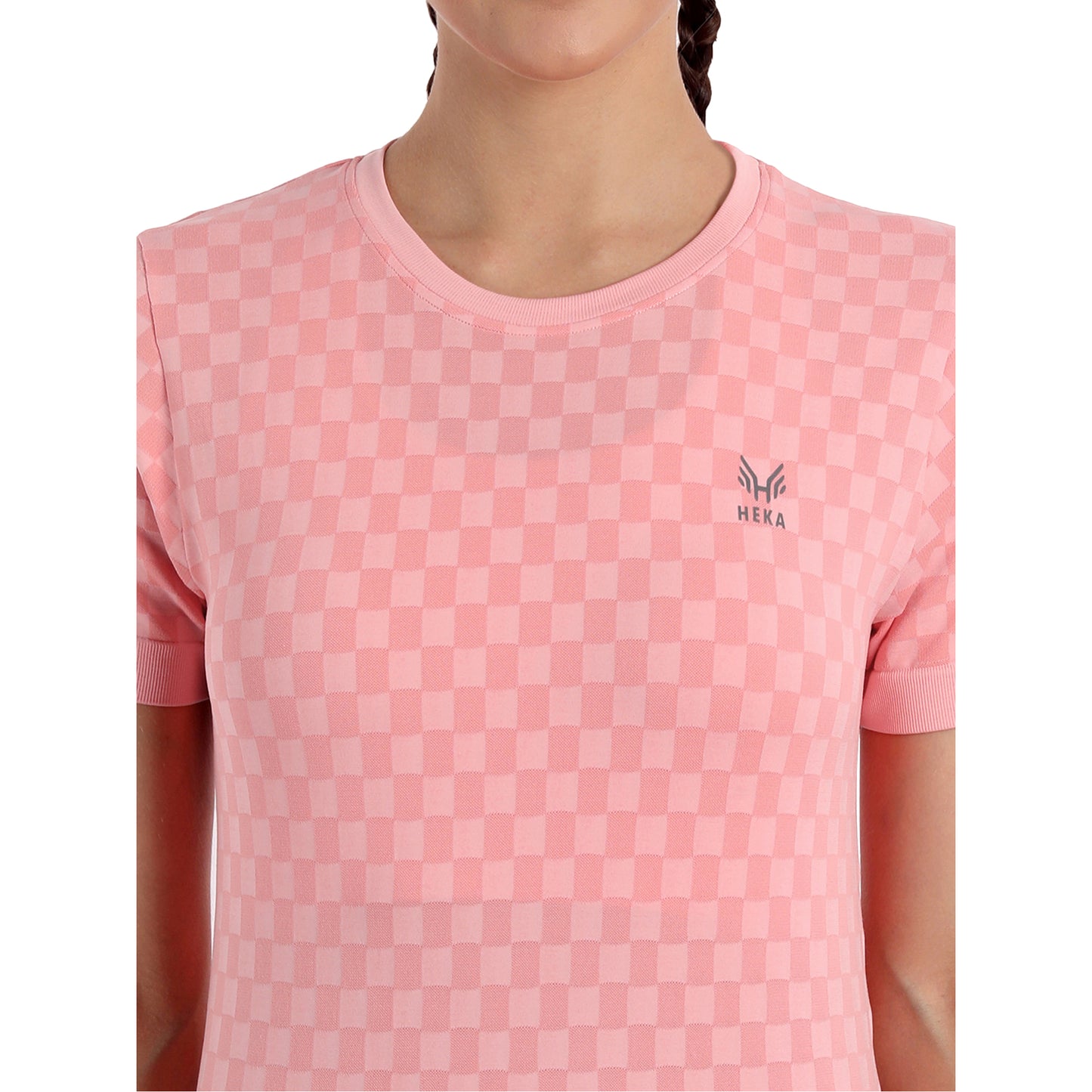 Heka Seamless Chess Move Women's T-Shirt - Panther Pink