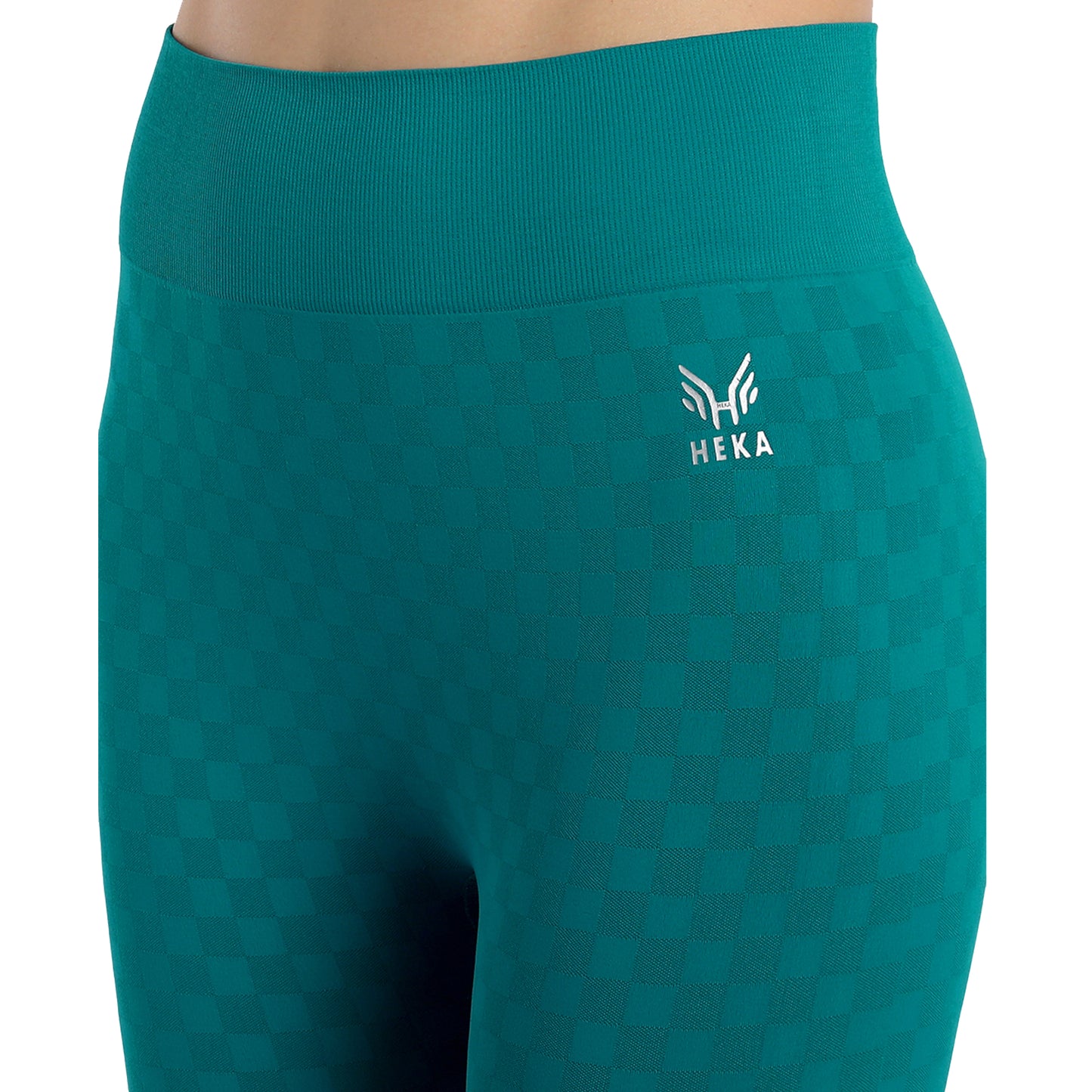 Heka Seamless Chess Move Tights - Thai Forest