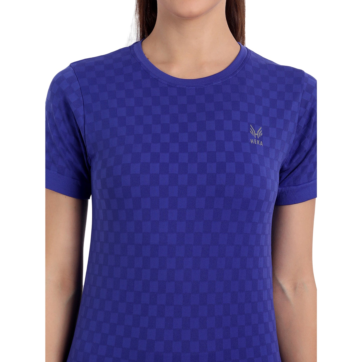 Heka Seamless Chess Move Women's T-Shirt - Midnight Blue