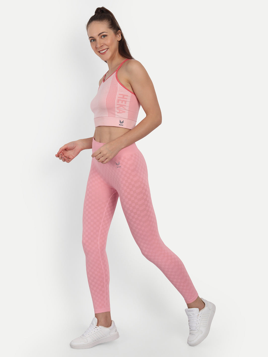 Heka Seamless Chess Move Tights - Panther Pink