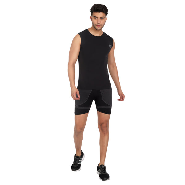 Heka Vest Mois-Tech Wicks Sweat & Dries Quick Training Vest - Black