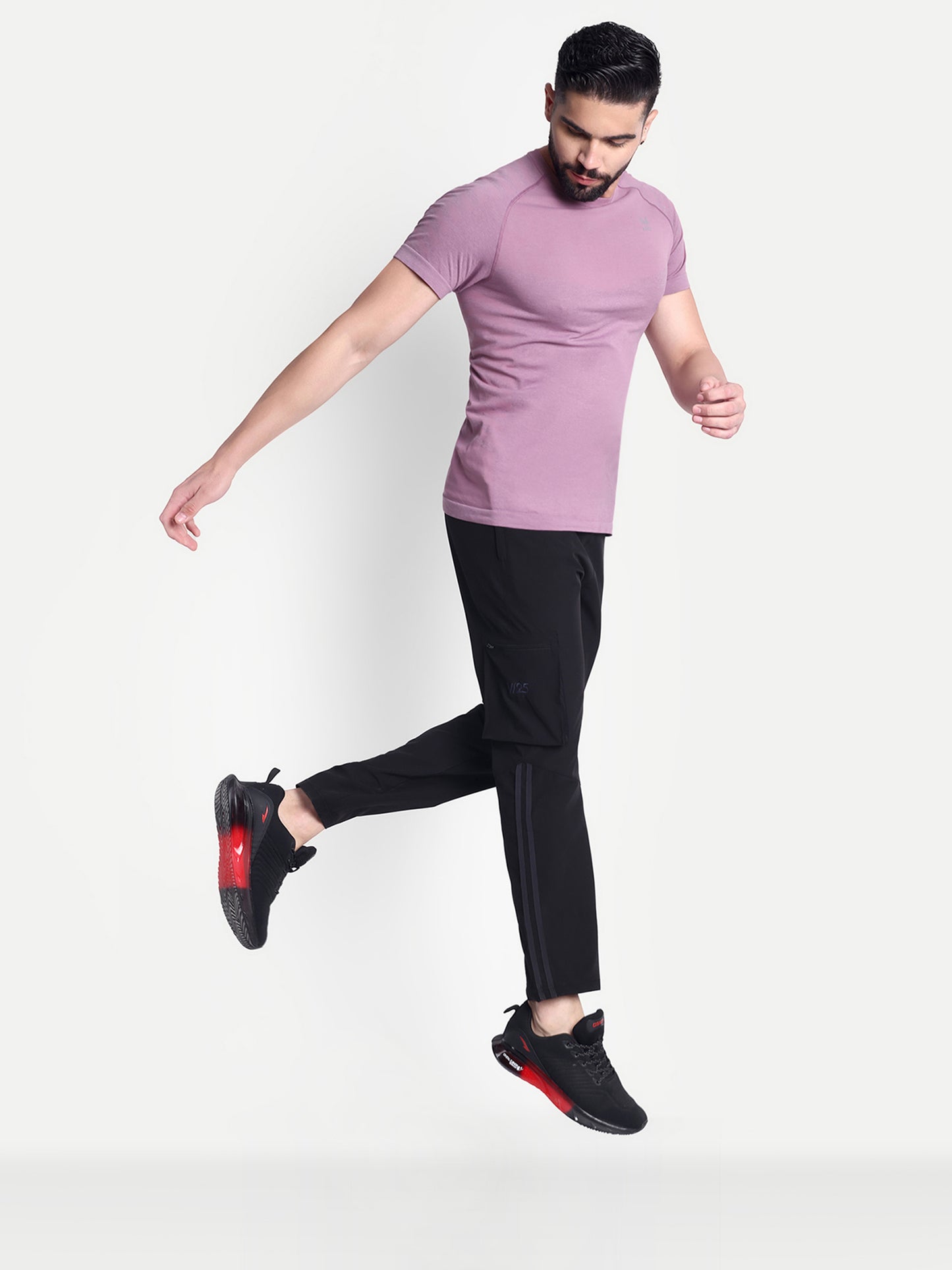 Heka Seamless Conquer Round Neck Tshirt - Mars Clay