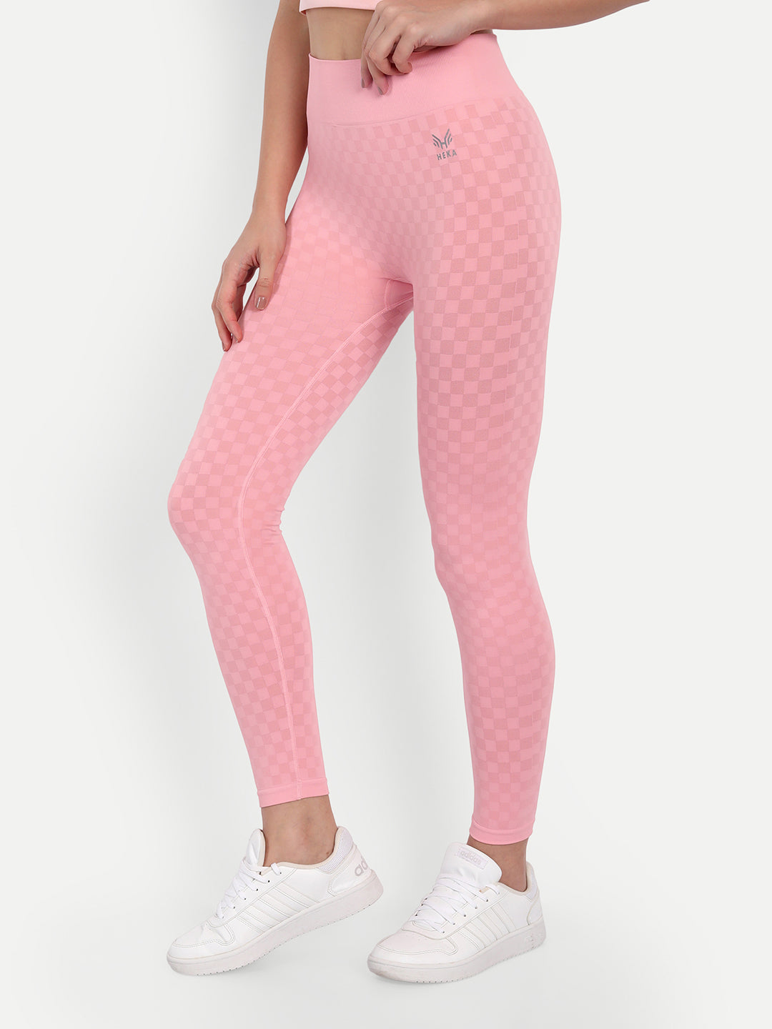 Heka Seamless Chess Move Tights - Panther Pink