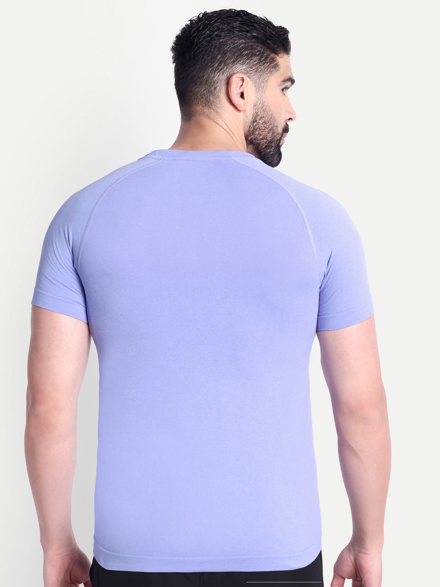 Heka Seamless Conquer Round Neck Tshirt - Ice sage