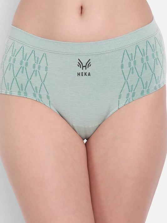 Heka Women Seamless & Breathable Graphic Panty - Coral Paradige