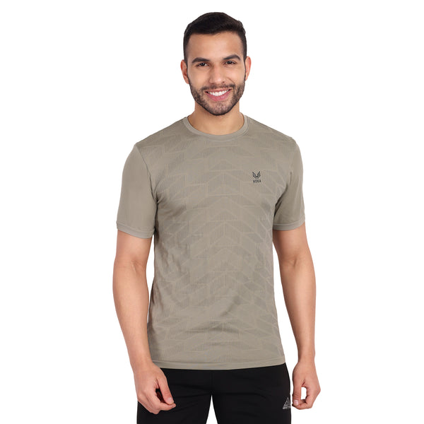 Heka Mois-Tech Sweat Wicking & Dries Quick Training Iconic Men'S T-Shirt - Silver