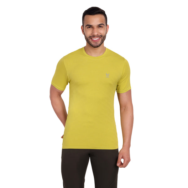 Heka Mois-Tech Sweat Wicking Iconic Men'S T-Shirt - Neon Yellow