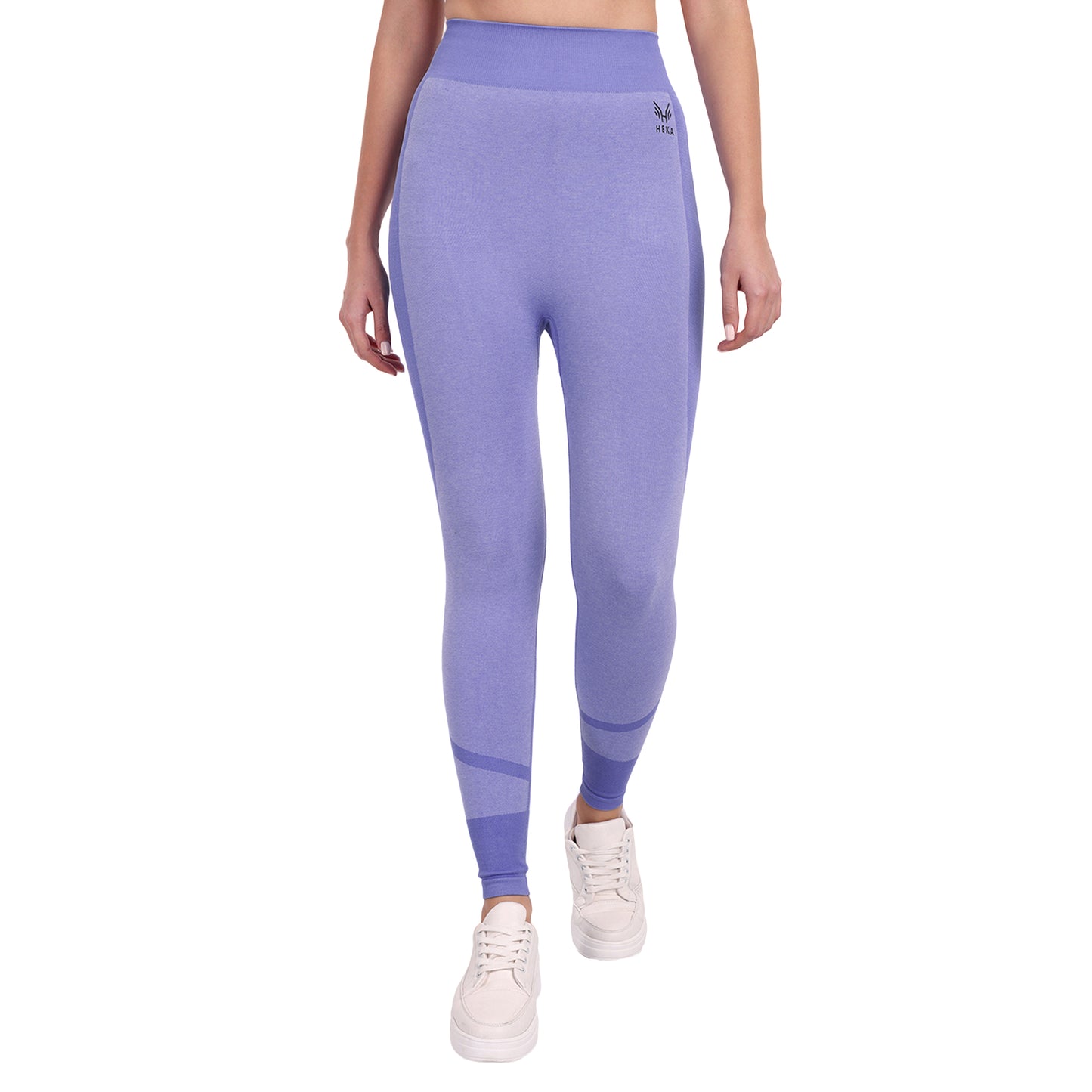 Heka Breathable Lux Melange Seamless Tights - Purple