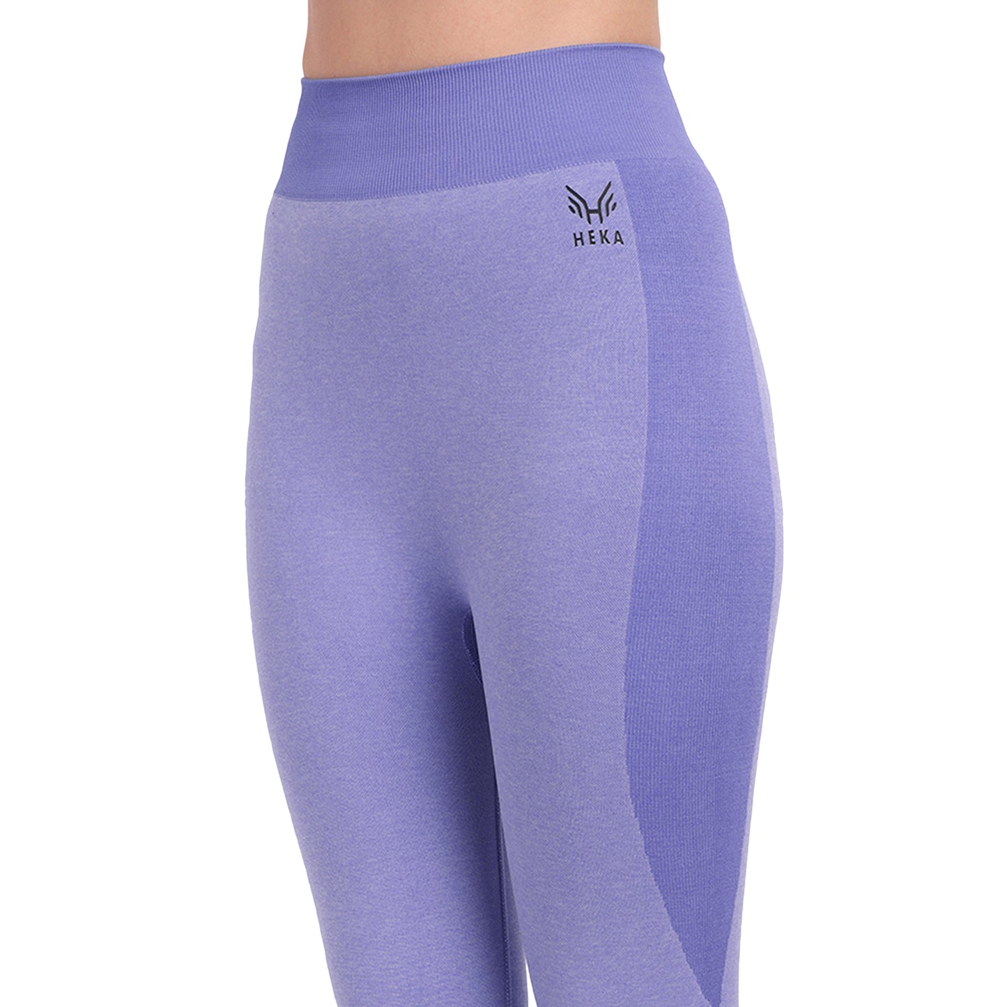 Heka Breathable Lux Melange Seamless Tights - Purple