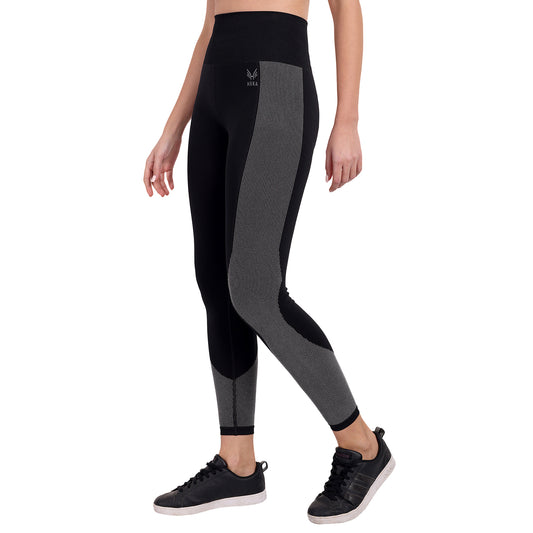 Heka Breathable Training Sense Beeline Seamless Tights - Black & White